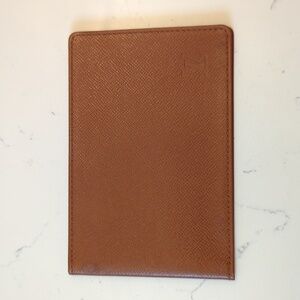 LV brown Taiga card/ID holder